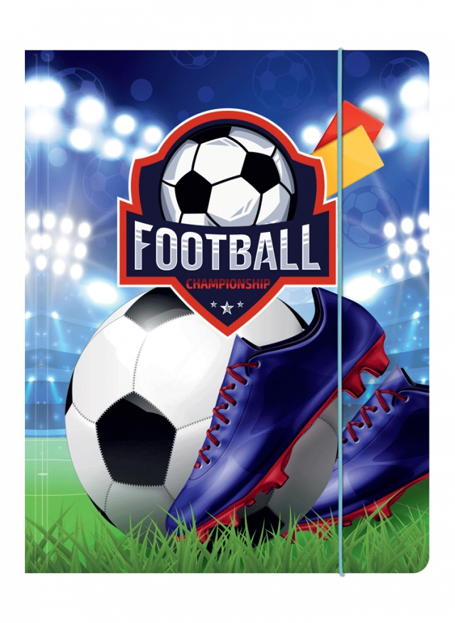 FASCIKLA SA GUMOM A4 FOOTBALL 600GR LUX OP*