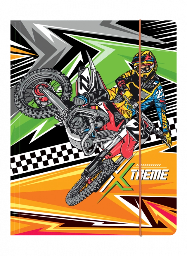FASCIKLA SA GUMOM A4 MOTOR EXTREME 600GR LUX OP*
