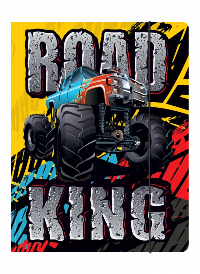 FASCIKLA SA GUMOM A4 ROAD KING 600GR LUX OP*