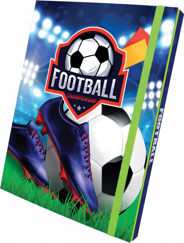 FASCIKLA SA GUMOM A5 3D BOX FOOTBALL OP*