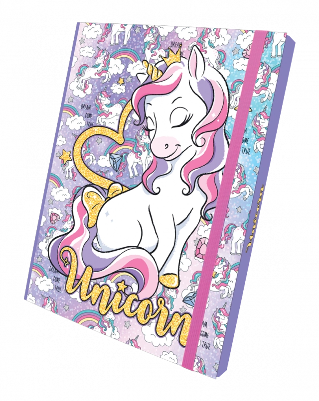 FASCIKLA SA GUMOM A5 3D BOX UNICORN OP*