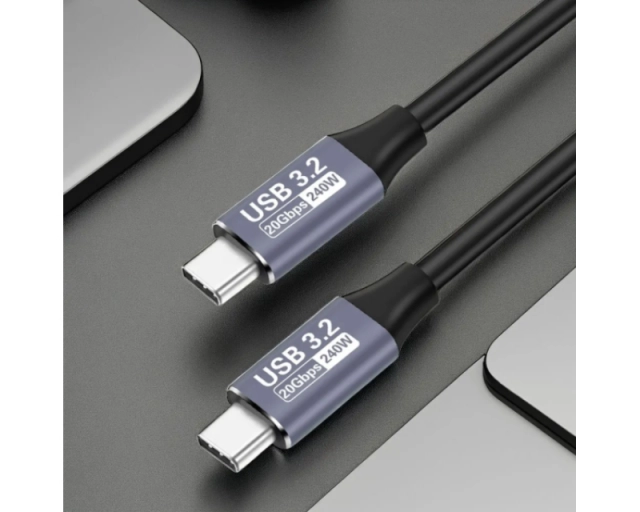 FAST ASIA Kabl USB 3.2 na USB 3.2 8K/60 Hz, 20Gbps, 240W 3m, crni 