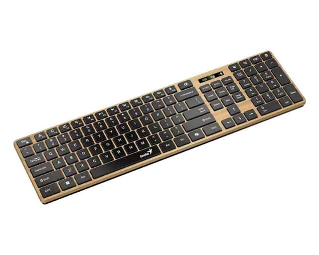 GENIUS SlimStar 7250BT, AI, Pine Wood YU wireless tastatura  second image