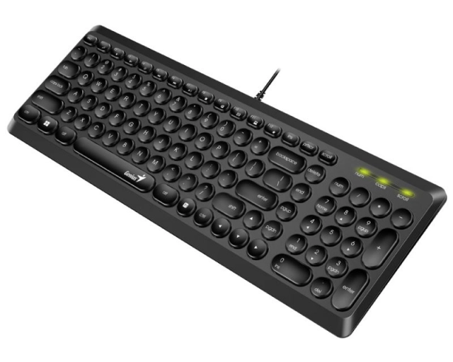 GENIUS Slimstar Q200 USB US crna tastatura  second image
