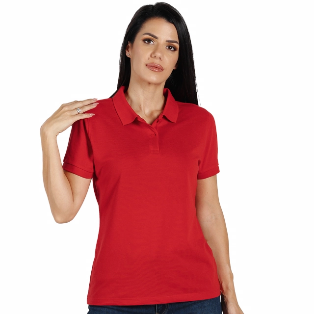 GO GREEN LADY, ženska polo majica, 180 g/m2, crvena XL