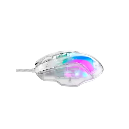 Havit USB miš MS1011SE transparent bela second image