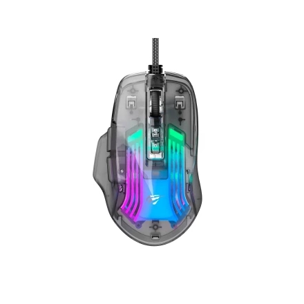 Havit USB miš MS1011SE transparent crna