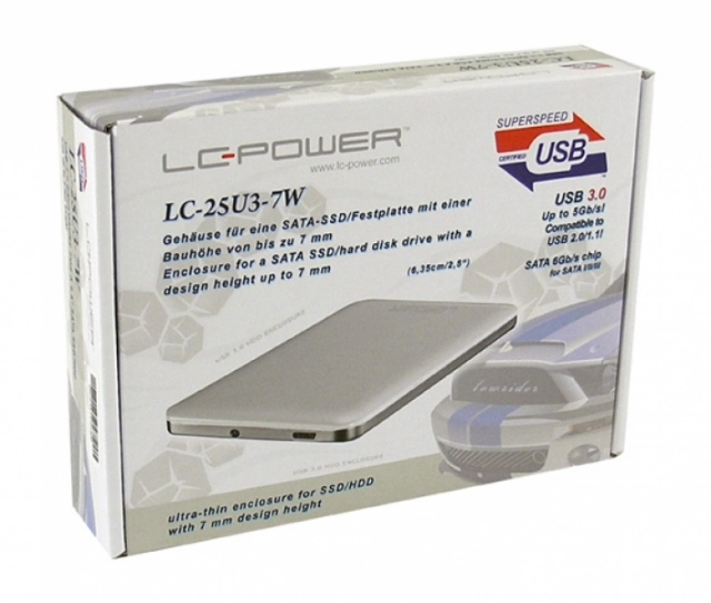 HDD Rack LC Power 2.5" LC-25U3-7W SATA White USB3 second image