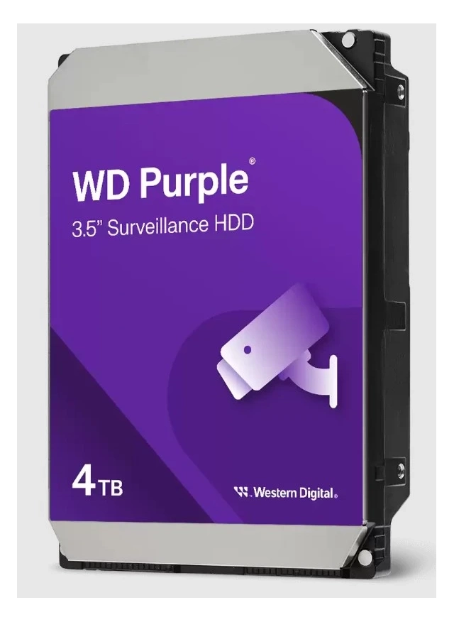 HDD WD 4TB WD44PURZ SATA3 256MB Purple Surveillance