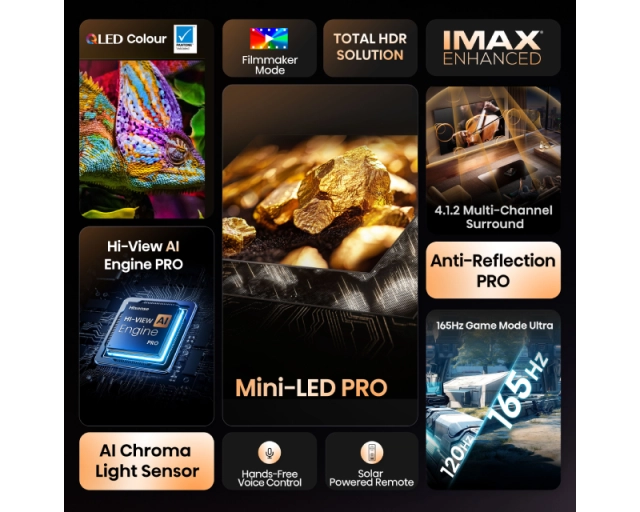 HISENSE 75 inča 75U8Q Mini-LED 4K UHD Smart TV  second image