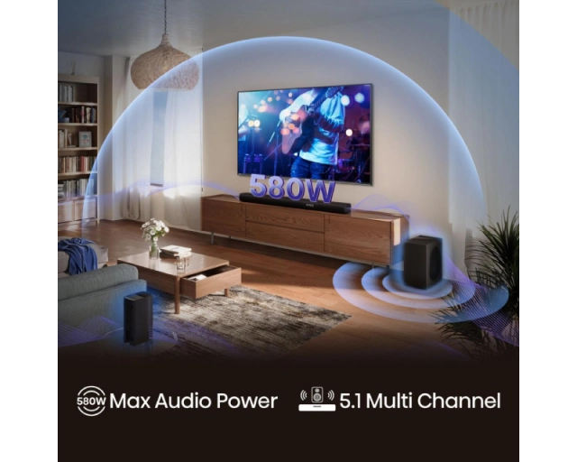 HISENSE AX5100Q Dolby Atmos soundbar sa bežičnim subwooferom crni  second image