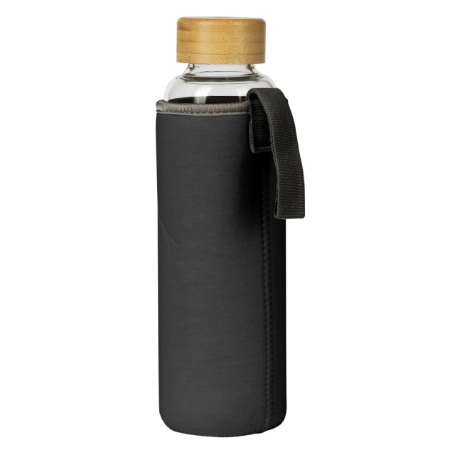 ICE, boca za vodu sa neopren navlakom, 600 ml, crna
