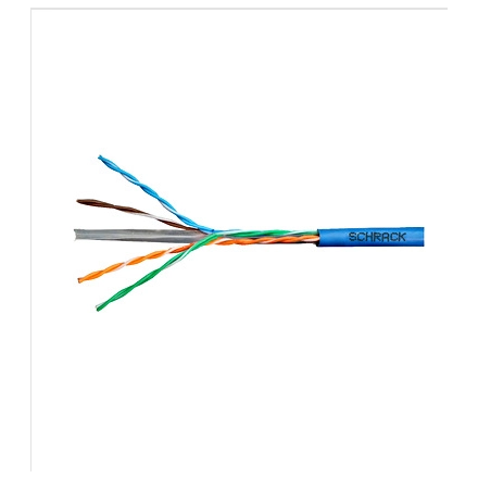 KABAL LAN CAT6 U/UTP SCHRACK HSKU423H15 500M 4X2XAWG-23 300MHZ LS0H PLAVI