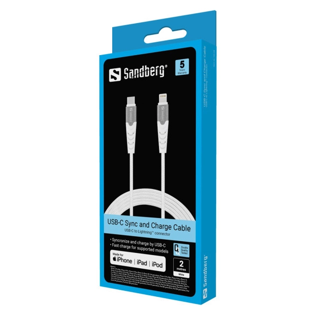 Kabl Sandberg 136-48 USB-C na Lightning 2m second image