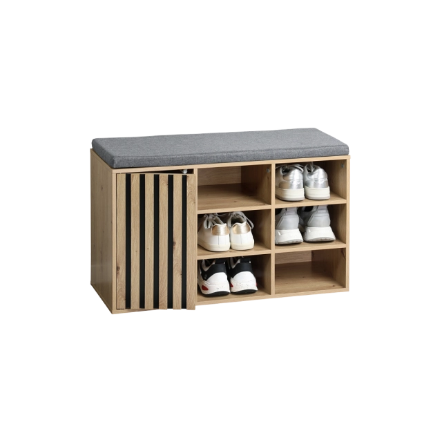 KESPER KSP15946 CIPELARNIK  SA JASTUKOM ZA SEDENJE 76 x 48 x 29,5 CM