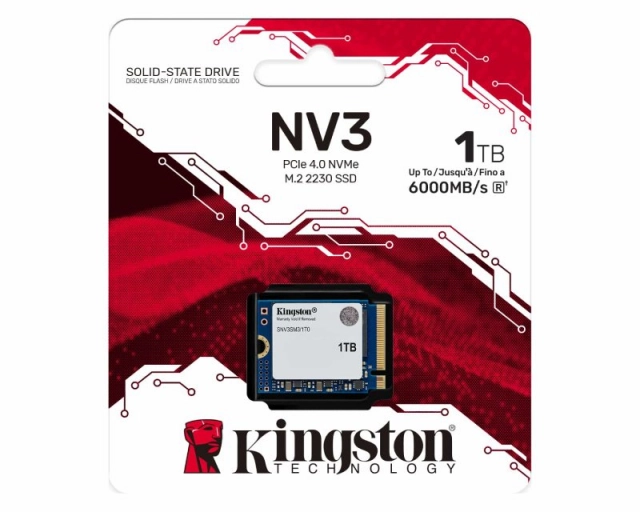 KINGSTON 1TB M.2 2230 NVMe SNV3SM3/1T0 series NV3 SSD  second image