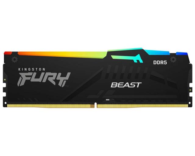 KINGSTON DIMM DDR5 16GB 5600MT/s KF556C36BBEA-16 Fury Beast RGB EXPO 