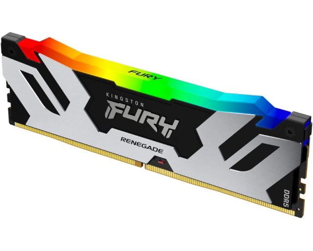 KINGSTON DIMM DDR5 16GB 7600MT/s KF576C38RSA-16 FURY Renegade Silver RGB XMP  second image