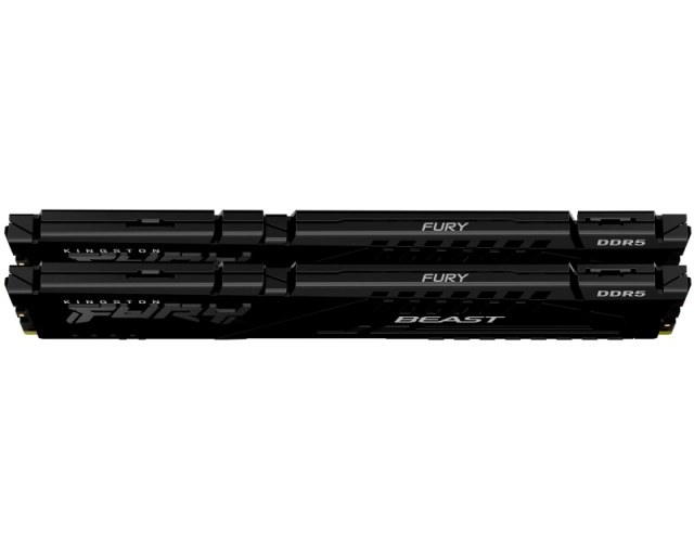 KINGSTON DIMM DDR5 32GB (2x16GB kit) 6400MT/s KF564C32BBEK2-32 FURY Beast Black EXPO 