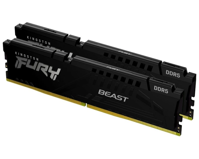 KINGSTON DIMM DDR5 64GB (2x32GB kit) 6000MT/s KF560C36BBE2K2-64 FURY Beast Black EXPO 