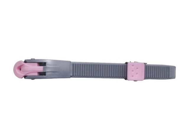 Kopče za rolere roza/ siva pw-126b “xs-s”