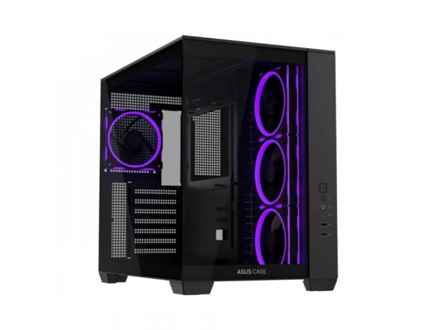 Kucište ASUS A32 PLUS TG ARGB Midi Tower/ATX/Micro ATX/Mini ITX/bez napajanja/crna