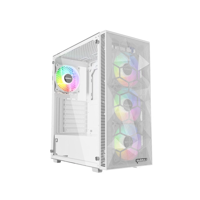 Kuciste Raidmax Talos window/White, 4x 120mm FRGB/650W/RT650RGBW