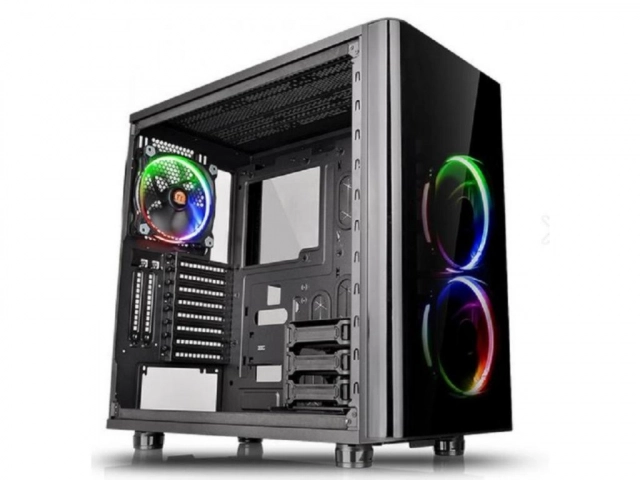 Kucište THERMALTAKE VIEW 31TG Mid Tower/ATX/Micro ATX/Mini ITX/bez napajanja/kaljeno staklo/RGB/crna