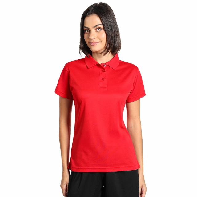 LACROSS LADY, ženska sportska polo majica, 130 g/m2, crvena M