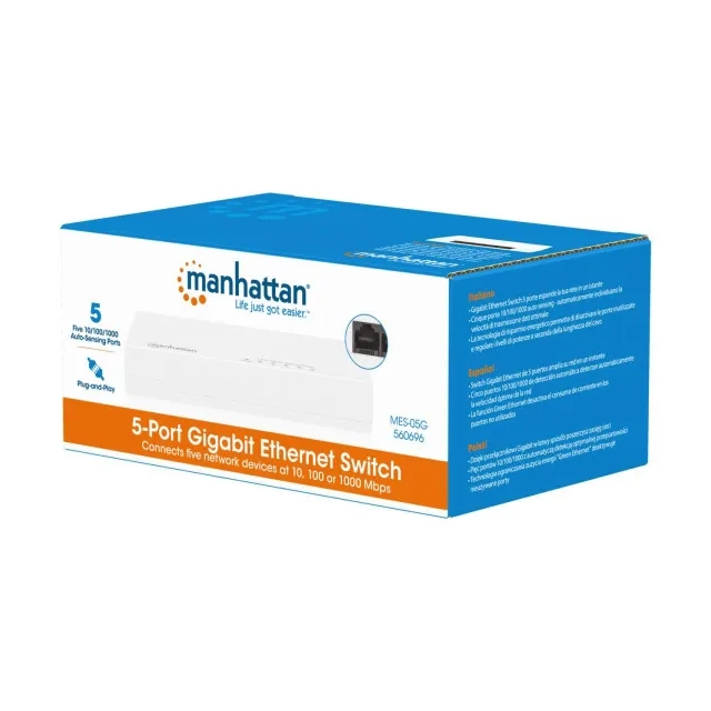 LAN switch Manhattan 560702 10/100/1000 8port second image