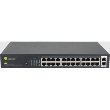 LAN Switch Mercury H1024PL PoE 10/100Mbps