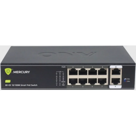 LAN Switch Mercury H1108PL PoE 10/100Mbps
