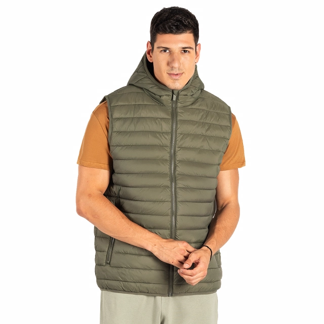 LIBERTY HOOD VEST MEN, prsluk sa kapuljačom, maslinasti S