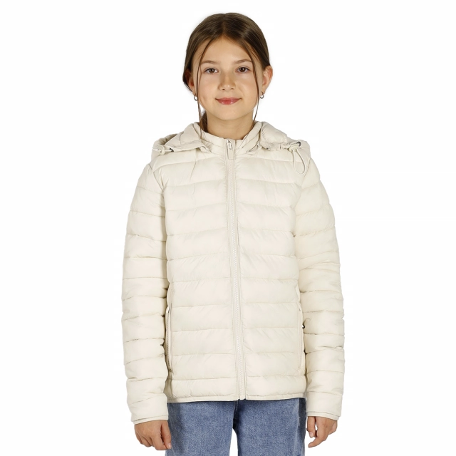 LIBERTY JACKET KID, dečja jakna sa kapuljačom, krem-bela 04