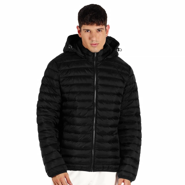 LIBERTY JACKET MEN, jakna sa skidajućom kapuljačom, crna XL