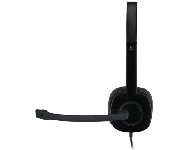 LOGITECH H151 Stereo Headset single jack slušalice sa mikrofonom crne  second image