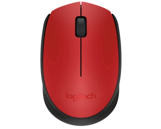 LOGITECH M171 Wireless crveni miš 