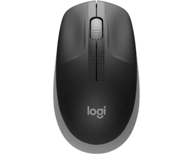 LOGITECH M190 Full-Size Wireless crni miš 