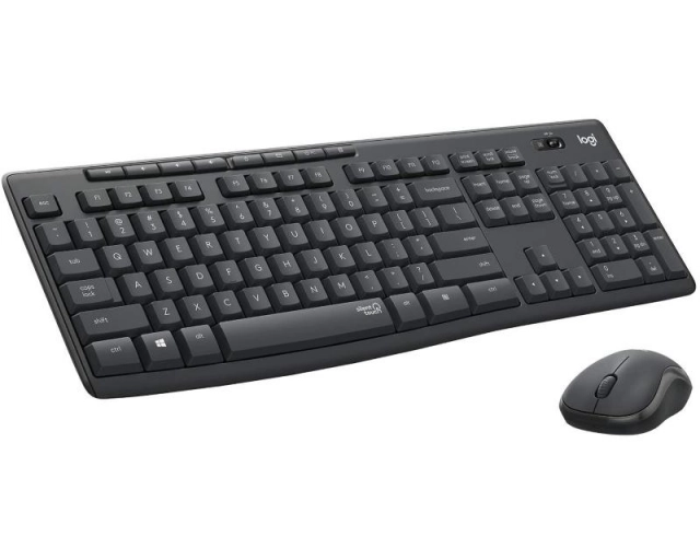 LOGITECH MK295 Silent Wireless Combo YU tastatura + miš crna 