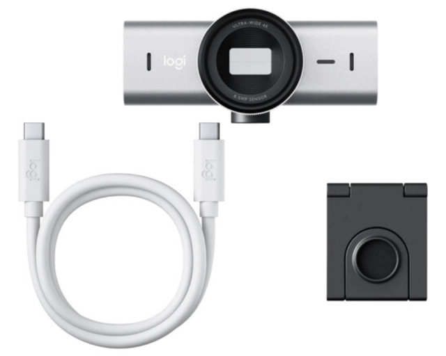 LOGITECH MX Brio 4K Ultra HD Pale Grey web kamera  second image