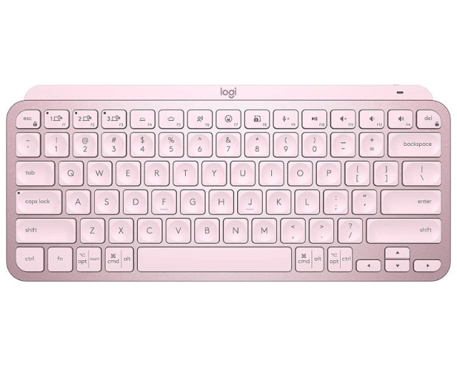 LOGITECH MX Keys Mini Wireless Illuminated tastatura roze US 