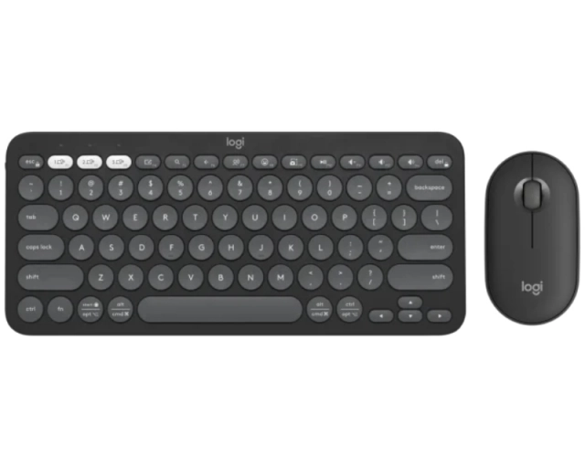 LOGITECH Pebble2 Wireless Combo US tastatura + miš crna 