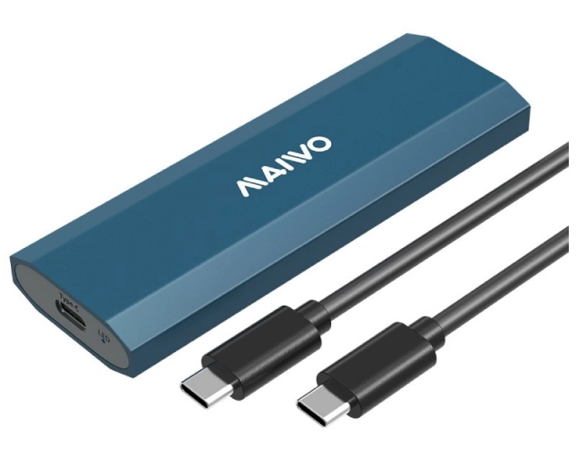 MAIWO Externo Kućište USB-C 3.1 na M.2 NVMe/SATA aluminium, K1690  second image