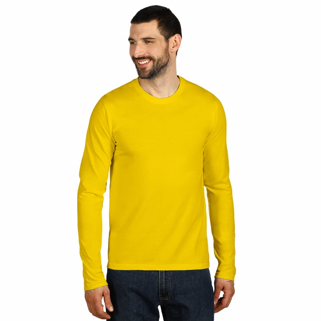 MAJOR, pamučna majica dugih rukava, 160 g/m2, žuta M