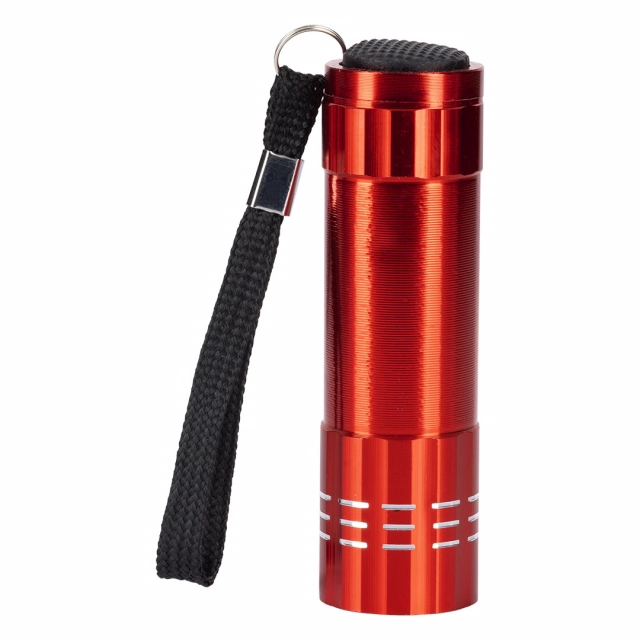 MAJORKA, baterijska lampa (9 led), crvena