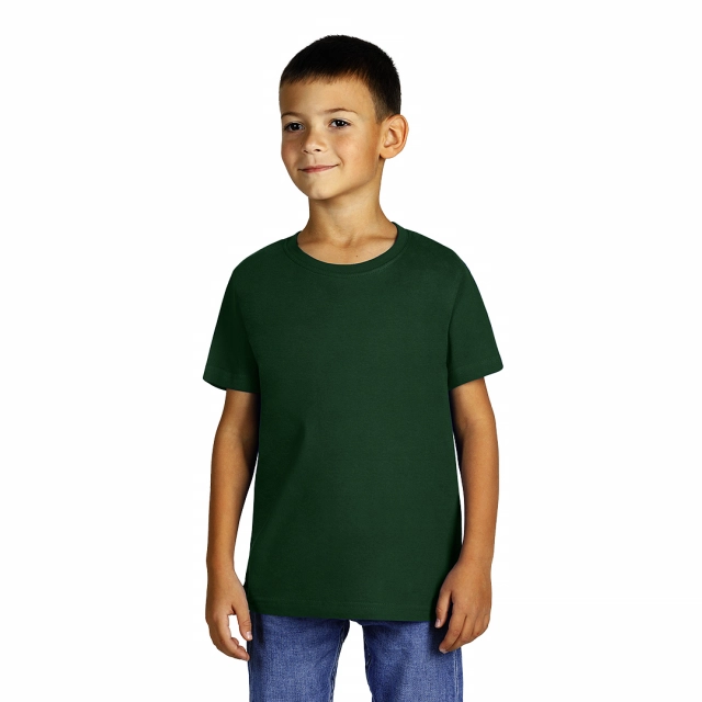 MASTER KID, dečja pamučna majica, 150 g/m2, tamno zelena 02