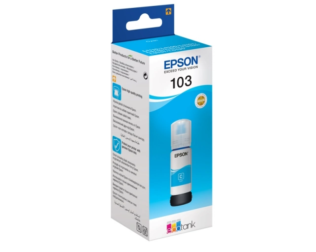 Mastilo Epson 103 cyan L1110/L1210/L1250/L3210/L3110L3150/L3250/L3251 65ml second image