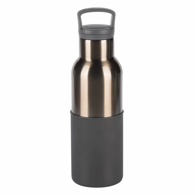 MATADOR, termos sa silikonskom navlakom, 500 ml, tamno sivi