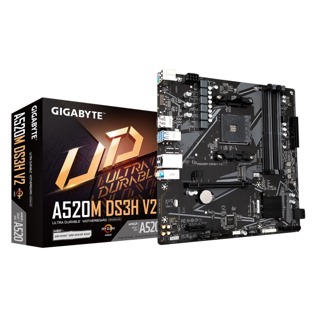 MB Gigabyte AMD AM4 A520M DS3H V2 1.0