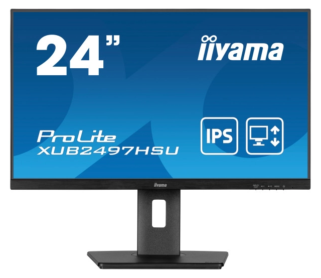 Monitor 23.8" Iiyama XUB2497HSU-B2 IPS 1920x1080/100Hz/1ms/HDMI/DP/USB/zvučnici